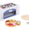 Eco Toys Dřevěná pizza pec + kuchyňské doplňky