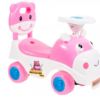 Tulimi Dětské odstrkovadlo, odrážedlo, jezdítko Kravička – růžové