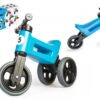 Odrážedlo FUNNY WHEELS Rider Sport modré 2v1, výška sedla 28/30cm nosnost 25kg 18m+ v